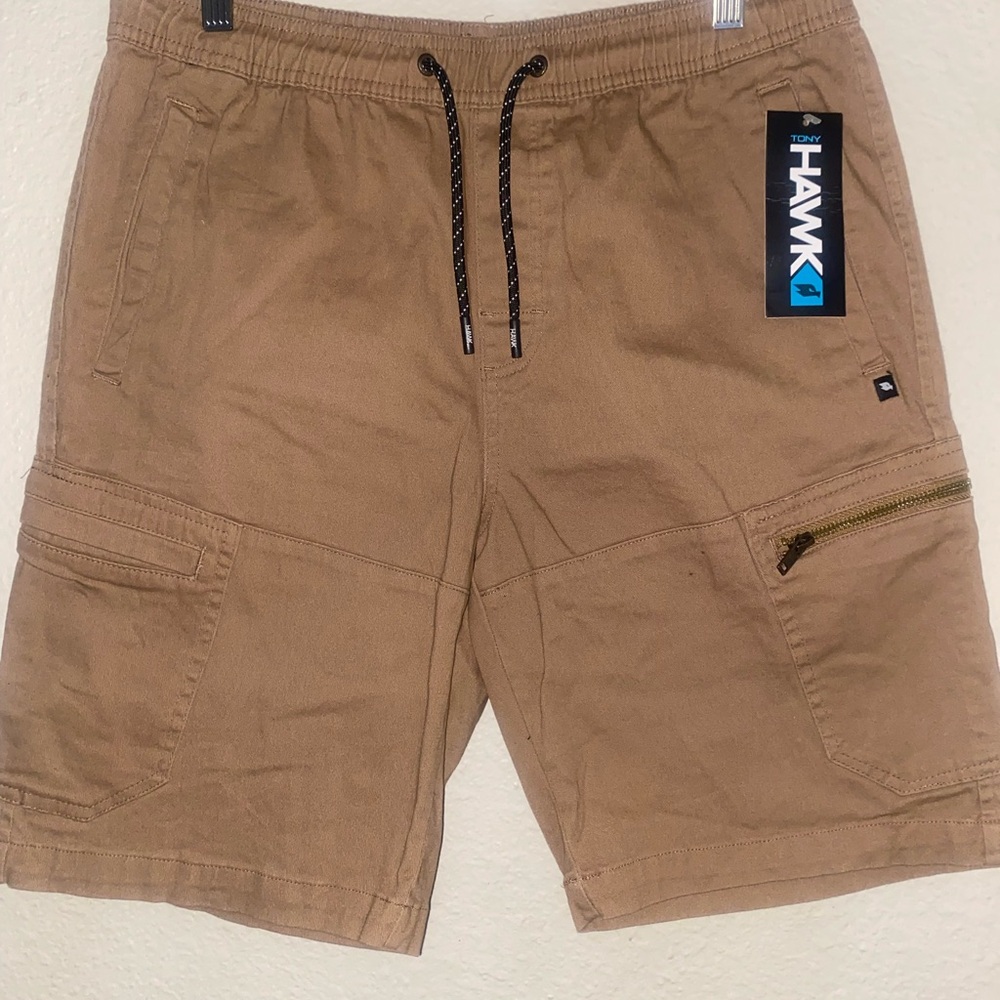 Tony Hawk Men's Brown Cargo Shorts